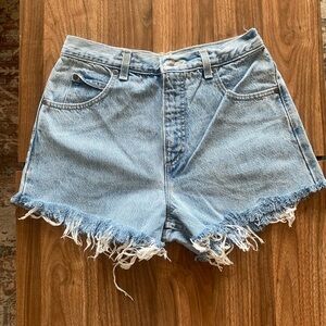 Vintage Lands End Cut Off Shorts Size 27”